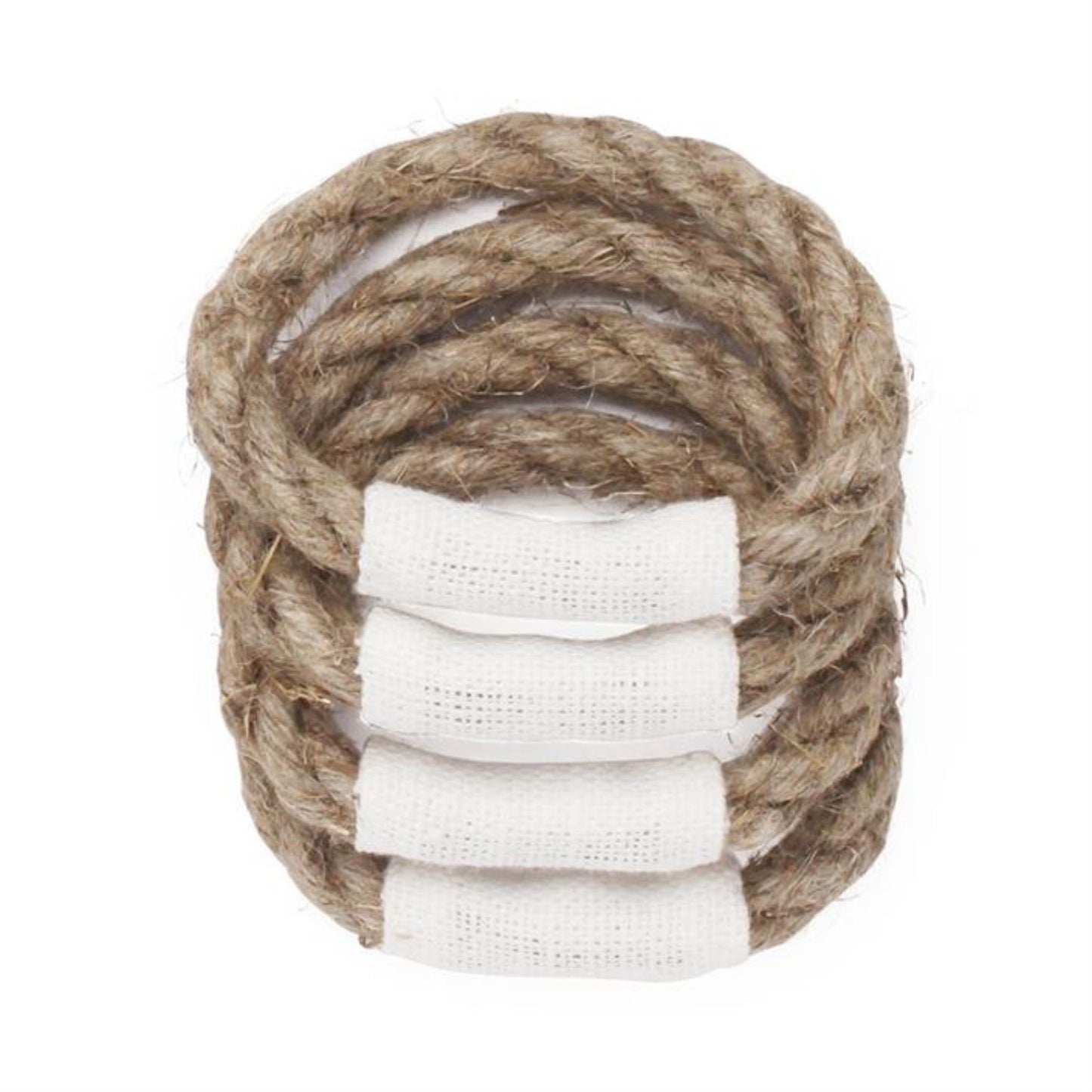 Axlings Sweden Natural Linen Napkin Ring - Pack of 4